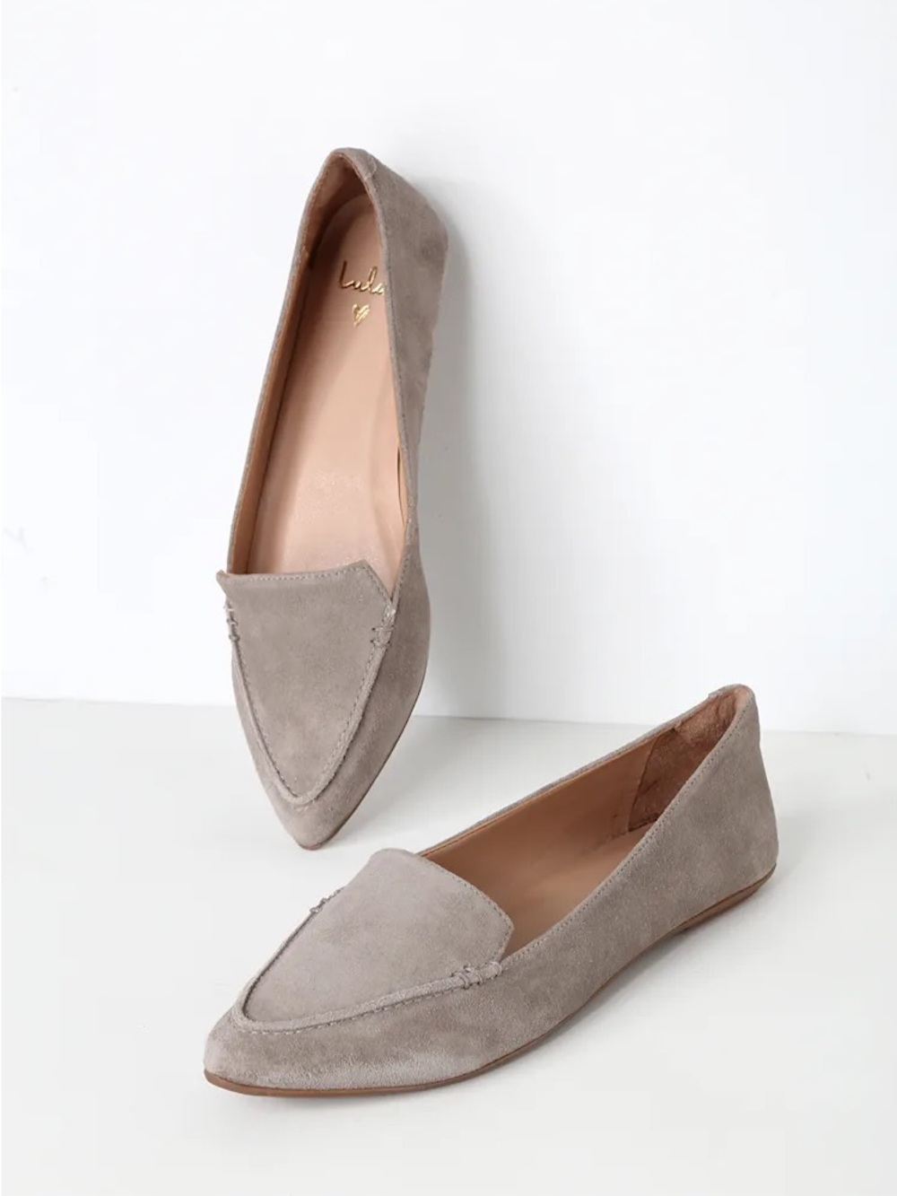 LULUS Cute Leather Loafers as is